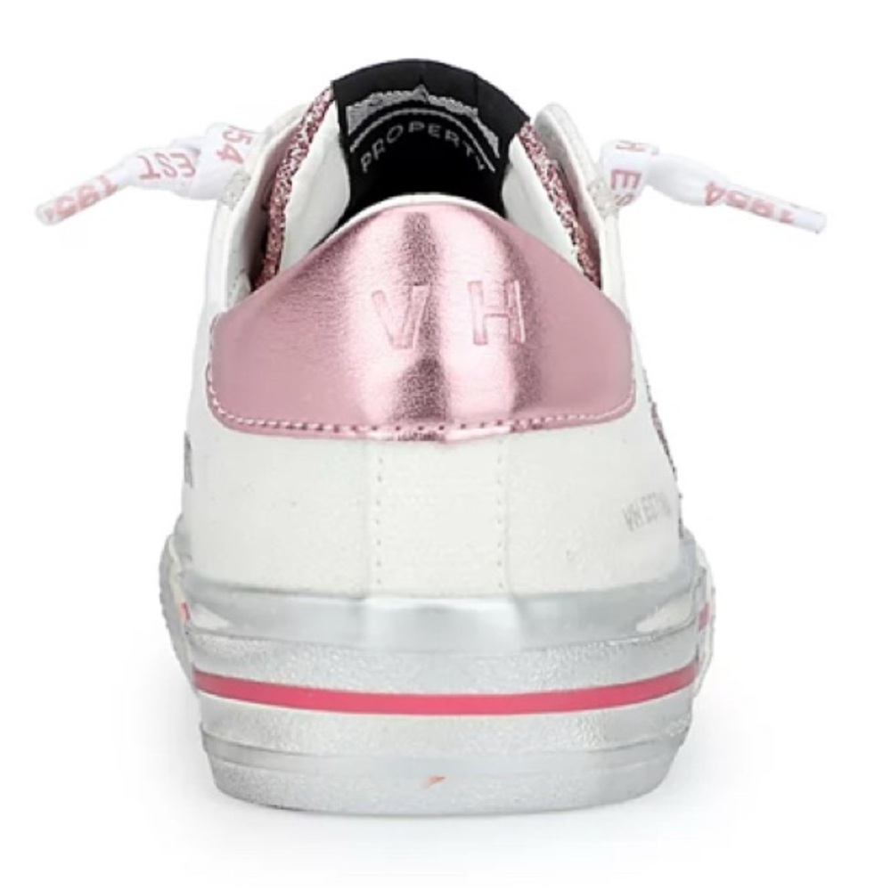 Vintage Havana Alive Slip-On Sneaker Pink Glittery Star - Picture 5 of 10